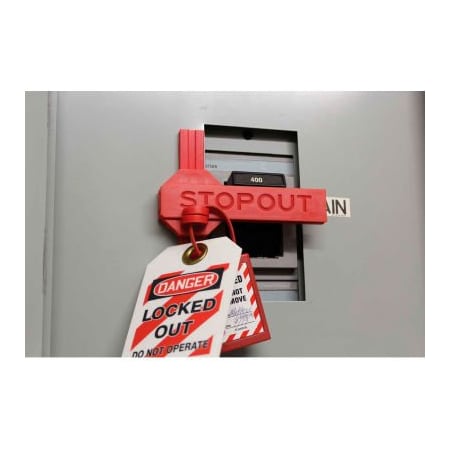 Accuform Accuform Stopout Slide 'N Lock, Plastic KDD280